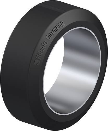 Blickle BEV 200x75/100-ZST Bandage Rad in Schwarz mit 600kg Tragfähigkeit und 200mm Durchmesser - Bild 1
