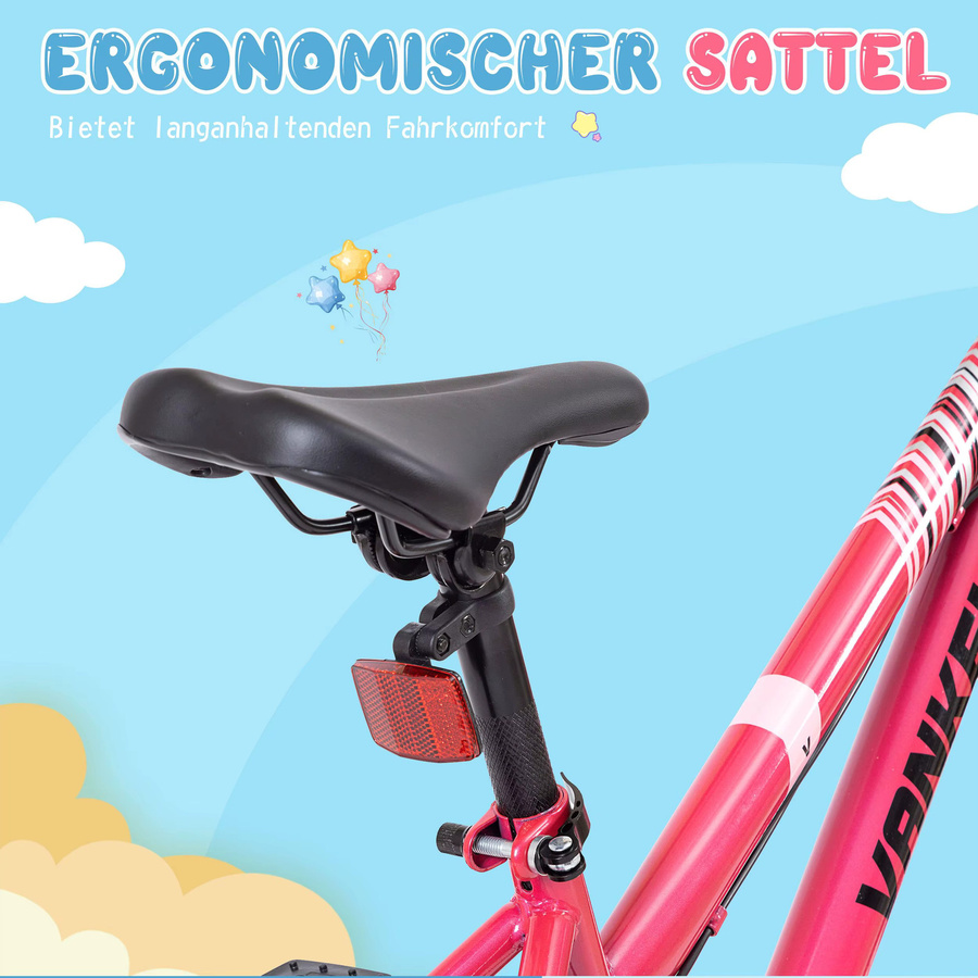 Sinaopus Kinderfahrrad, 20-Zoll, 6-Gang-Mountainbike mit Schaltwerk und V-Bremsen - Bild 5