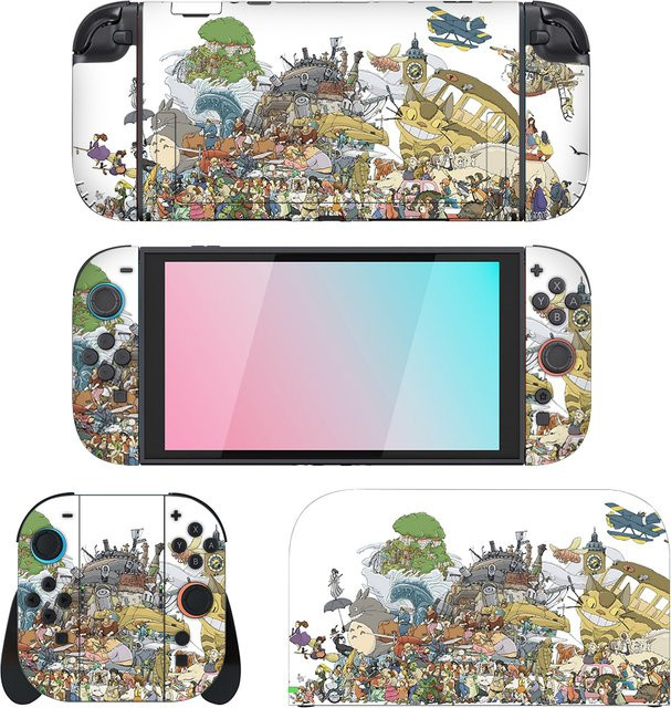 Anime-Cartoon Schutzaufkleber für Nintendo Switch 2, Joy-Con, Switch Lite und OLED in Multicolour - Bild 1