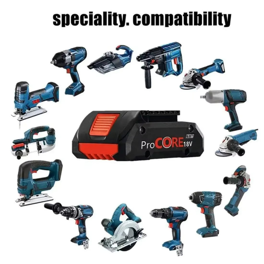 Bosch Ersatzakku 18V ProCORE Li-Ion 6,0Ah für Professional BAT609 BAT618, Schwarz - Bild 3