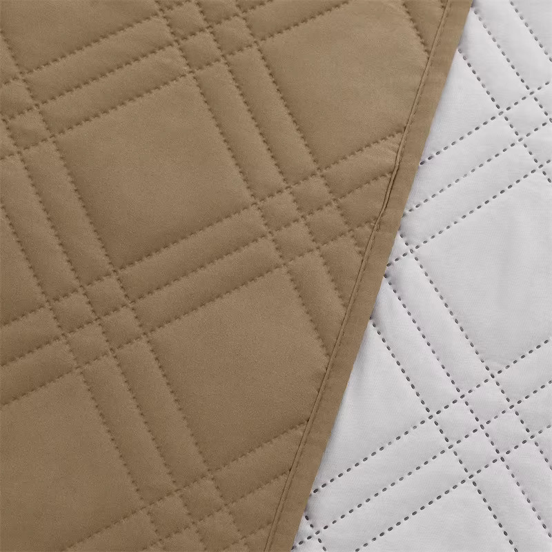 WANERQU Klassischer Sesselbezug in Beige mit elastischem Riemen als Möbelschutz für Sessel und Sofas - Bild 2
