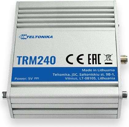 Teltonika TRM240 Drahtloses Mobilfunkmodem mit 4G LTE und USB-Anschluss in Silber - Bild 1