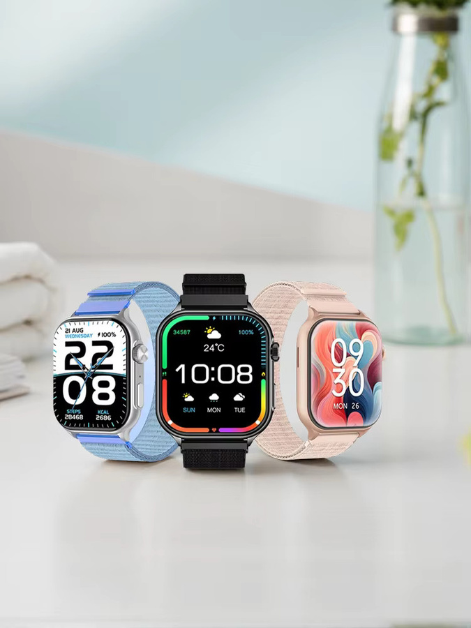 Lenovo Fit F101 Smartwatch mit 1,96 Zoll HD AMOLED Display, Bluetooth-Anrufe, Herzfrequenzmessung und Wasserdichtigkeit, Farbe: Grau - Bild 6