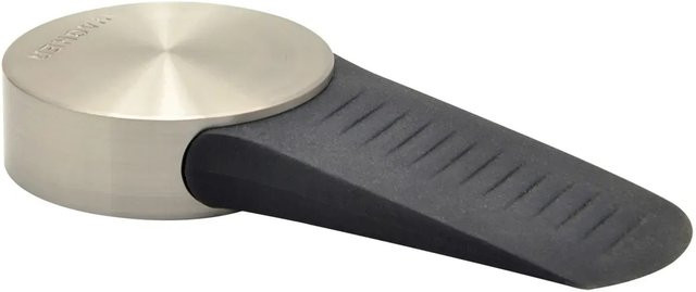 Wagner Boden-Türstopper EH 5116 in Edelstahl-Optik aus Metall und Kunststoff, Silber - Bild 1
