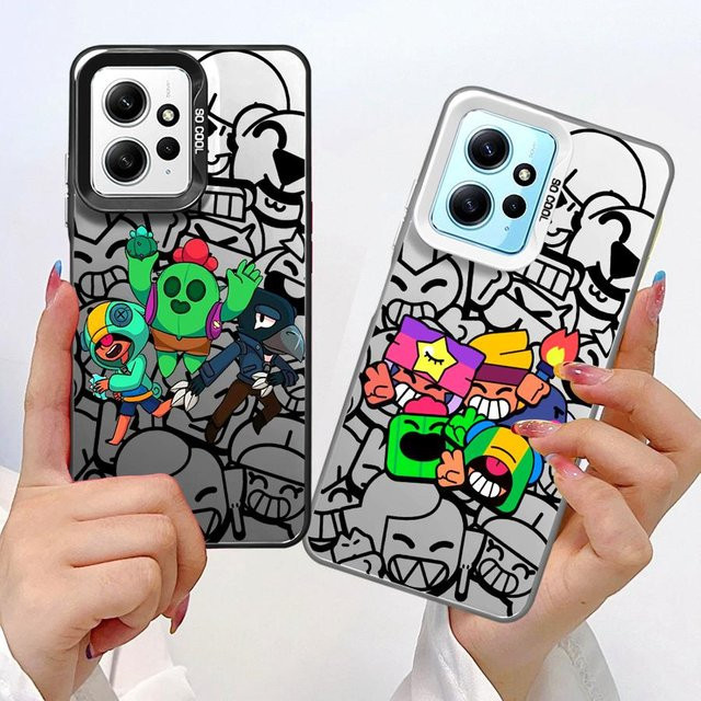 Soft Shell Handyhülle für Xiaomi Redmi Note Serie mit coolen Spiele-Sterne Motiven in Multicolour - Bild 1