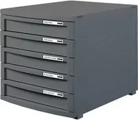 HAN Schubladenbox CONTUR Dokumentenbox geschlossen A4 Dunkelgrau - Bild 1