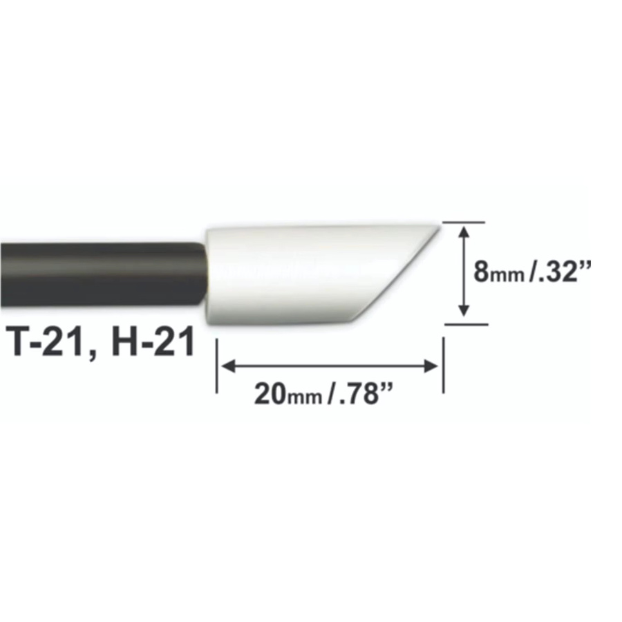 Rubystick T21 Reinigungsstäbchen für Druckköpfe von Epson, Brother, Mimaki, Mutoh und Roland in Weiß - Bild 1