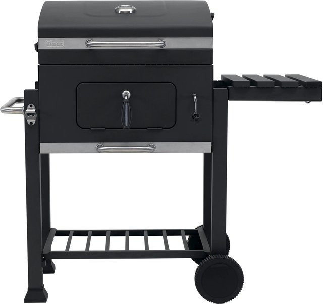 Tepro Grillwagen Toronto Click Holzkohlegrill in Anthrazit und Edelstahl, B: 115 cm, H: 107 cm, T: 67 cm - Bild 1