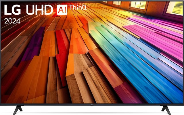 LG 65UT80006LA Smart TV mit 164 cm (65 Zoll) LCD-LED-Technik, 4K Ultra HD, HDR und Sprachsteuerung, Schwarz - Bild 1