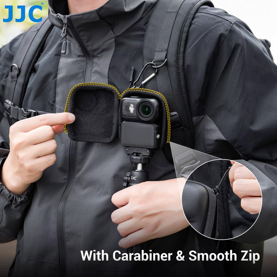 JJC Mini-Hülle für DJI Osmo Nano, stoßfeste EVA Aufbewahrungsbox in Schwarz - Bild 4