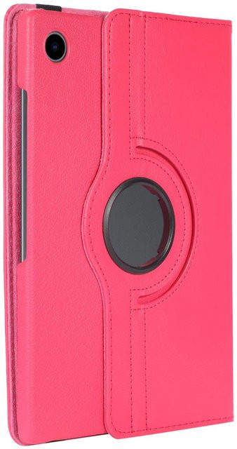Samsung Galaxy Tab A9 Plus A8 10.5 A7 Lite 8.7 Schutzhülle mit 360 Grad drehbarem Ständer in Pink - Bild 1