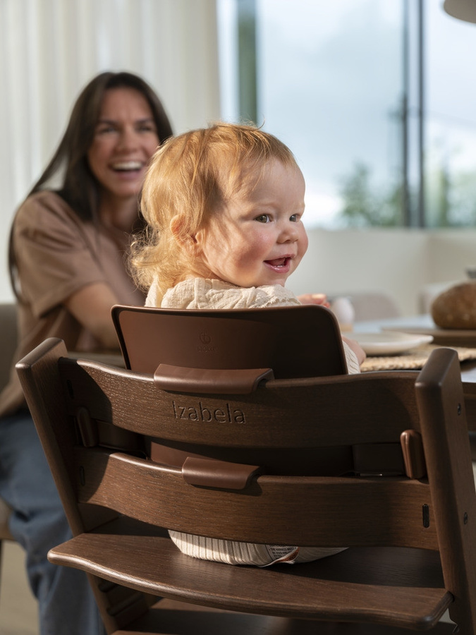 Stokke Tripp Trapp Treppenhochstuhl aus Eiche in Braun inkl. Baby Set - Bild 6