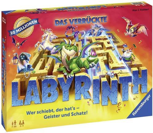 Ravensburger Das verrückte Labyrinth Familienspiel ab 7 Jahren - Bild 1