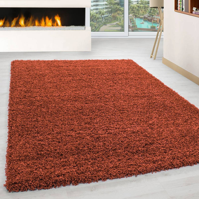 Ayyildiz Hochflorteppich Life Shaggy Terra Terrakotta B/L: 80 x 250 cm - Bild 4