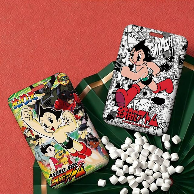 A-Astro Boy Arbeits-Ausweishalter mit langem Schlüsselband und Namensschild-Hülle in Multicolour - Bild 1