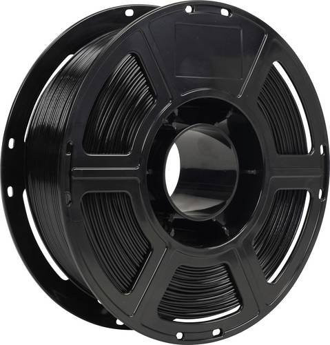 Renkforce RF-7552022 PETG Filament Schwarz, 1.75mm, 1kg, flexibel und hitzebeständig für FDM-Drucker - Bild 1