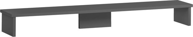 PROREGAL Monitorständer Fox Large für 2 Bildschirme, Anthrazit, H x B x T: 13 x 110 x 20 cm - Bild 1
