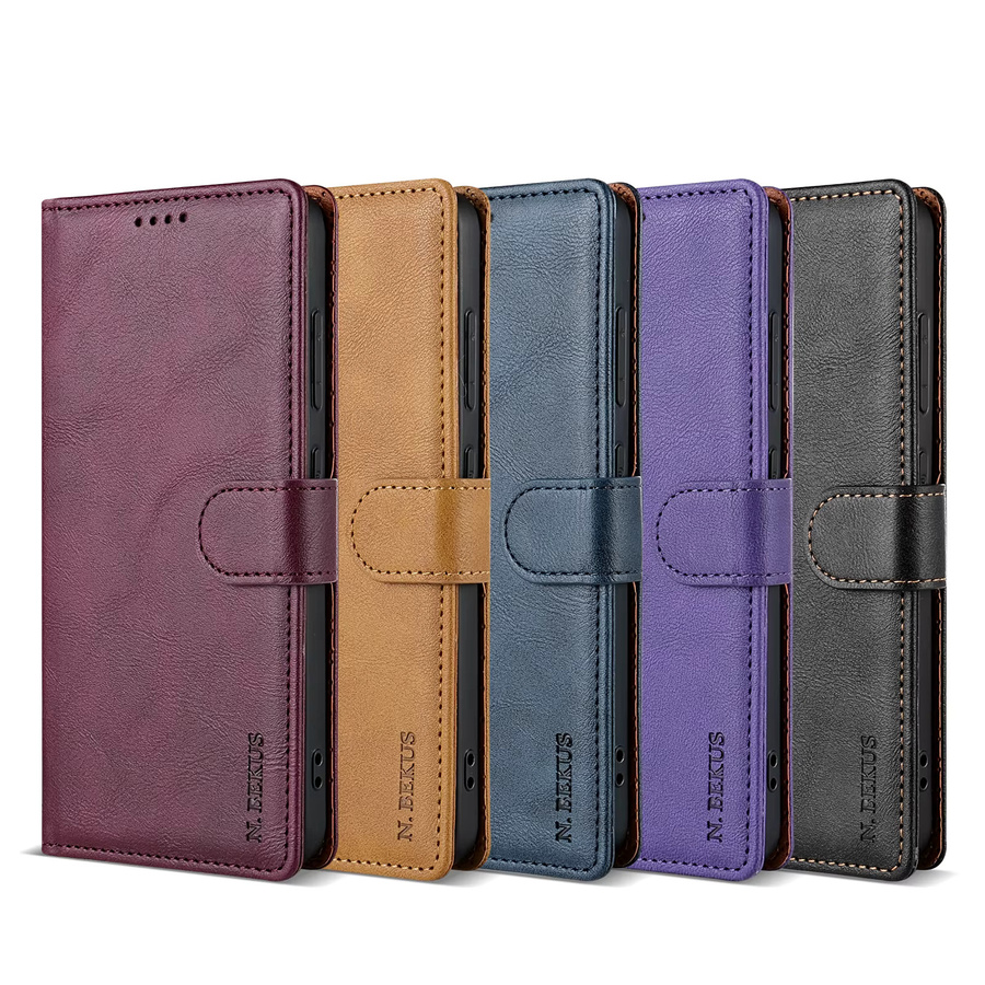 Samsung Flip Ledertasche Wallet Cover in Blau für Galaxy A55 A15 A35 A25 A17 A16 A56 A36 A14 A34 A54 A13 A23 A33 A53 A52 A72 A32 A12 5G - Bild 6