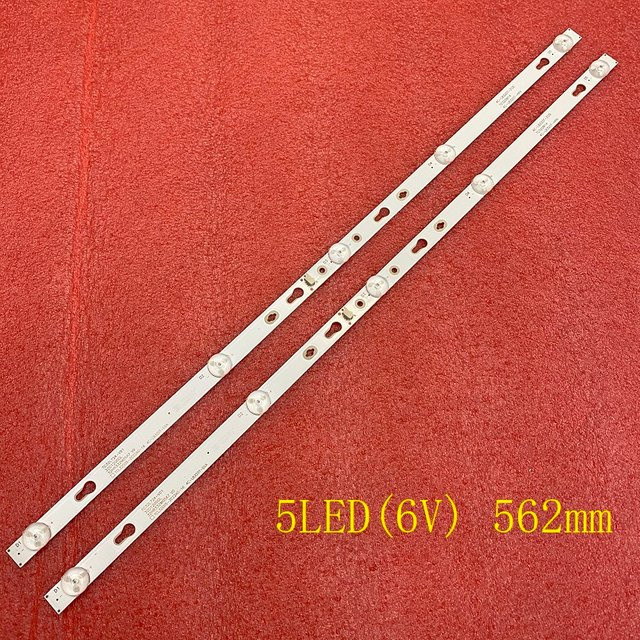 LED Hintergrundbeleuchtung Streifen für TCL TV 32S6500S 32S6500 32S5300 32D1200 und Philco PTV32D12D PTV32D12, Farbe Weiß, SMD LED - Bild 1