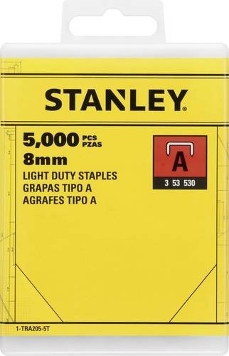 Stanley Feindrahtklammern Typ A aus Edelstahl, 8 mm, 5000 Stück - Bild 1