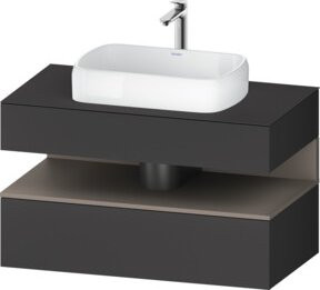 Duravit Waschtischunterschrank Qatego in Anthrazit, B/T/H: 100 x 55 x 60 cm - Bild 1