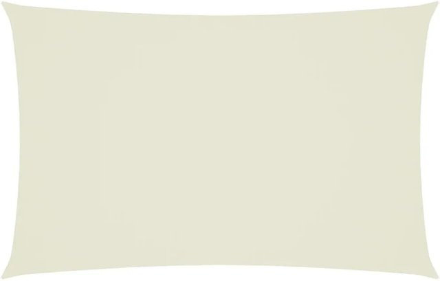 Furnicato Sonnensegel aus PU-beschichtetem Oxford-Gewebe rechteckig in Creme, Breite: 25 m, Tiefe: 5 m - Bild 1