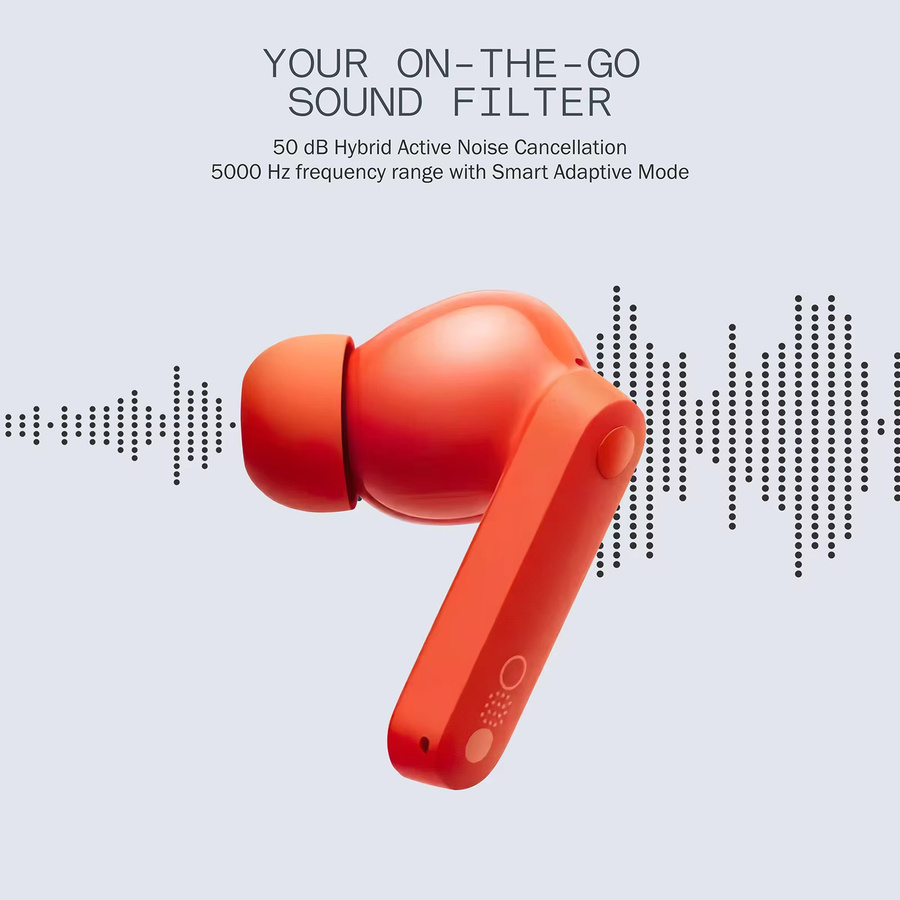 CMF Buds Pro 2 True Wireless In-Ear Kopfhörer mit 50 dB Hybrid Active Noise Cancellation in Grau - Bild 5