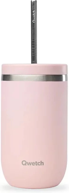 Isolierbecher aus Edelstahl von Qwetch in Pink, 0,284 l - Bild 1