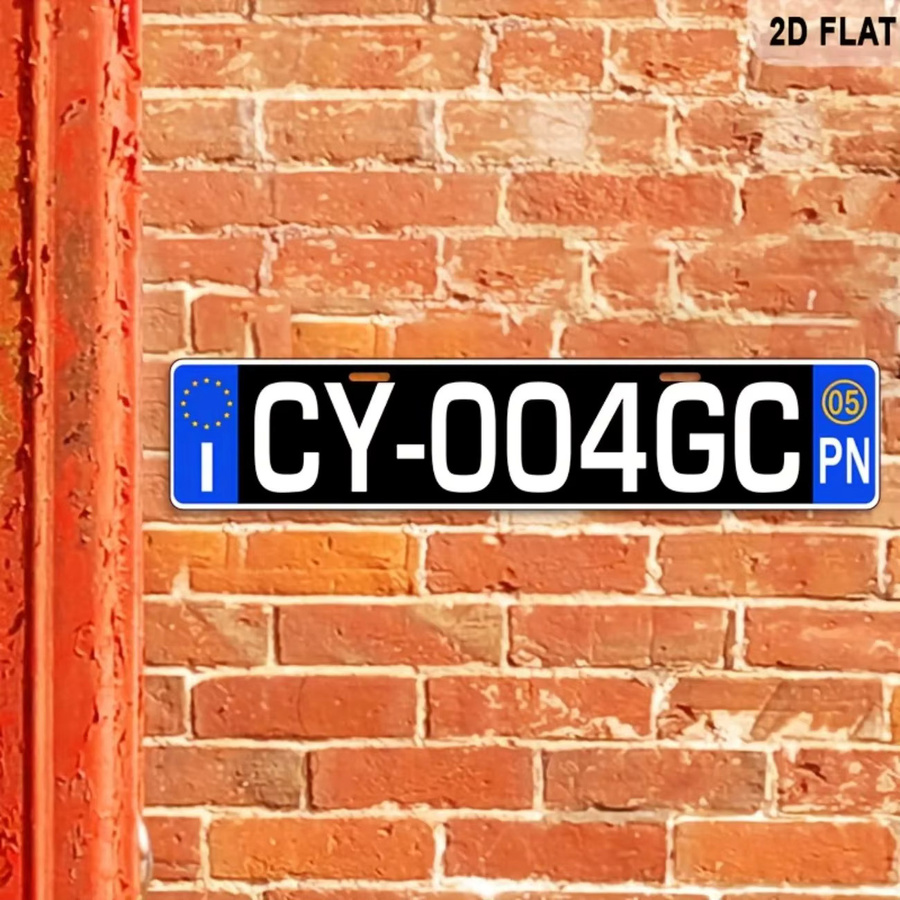 Personalisiertes Aluminium-Dekorschild Hello Young im italienischen Industrial-Stil, weiße Wandkunst aus Metall für Wohnzimmer und Schlafzimmer - Bild 3