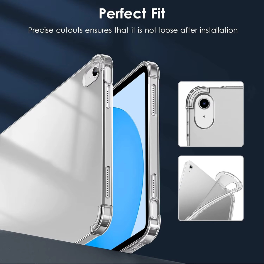 Transparente TPU Schutzhülle für Apple iPad Pro, Air und mini in verschiedenen Generationen - Bild 3