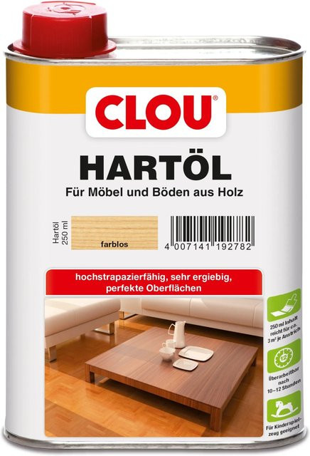 Clou Hartöl Transparent 250 ml lebensmittelecht - Bild 1