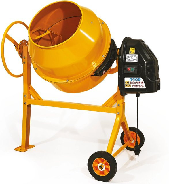 Remco Betonmischmaschine CMHO140 mit 145 Liter Trommel in Gelb - Bild 1