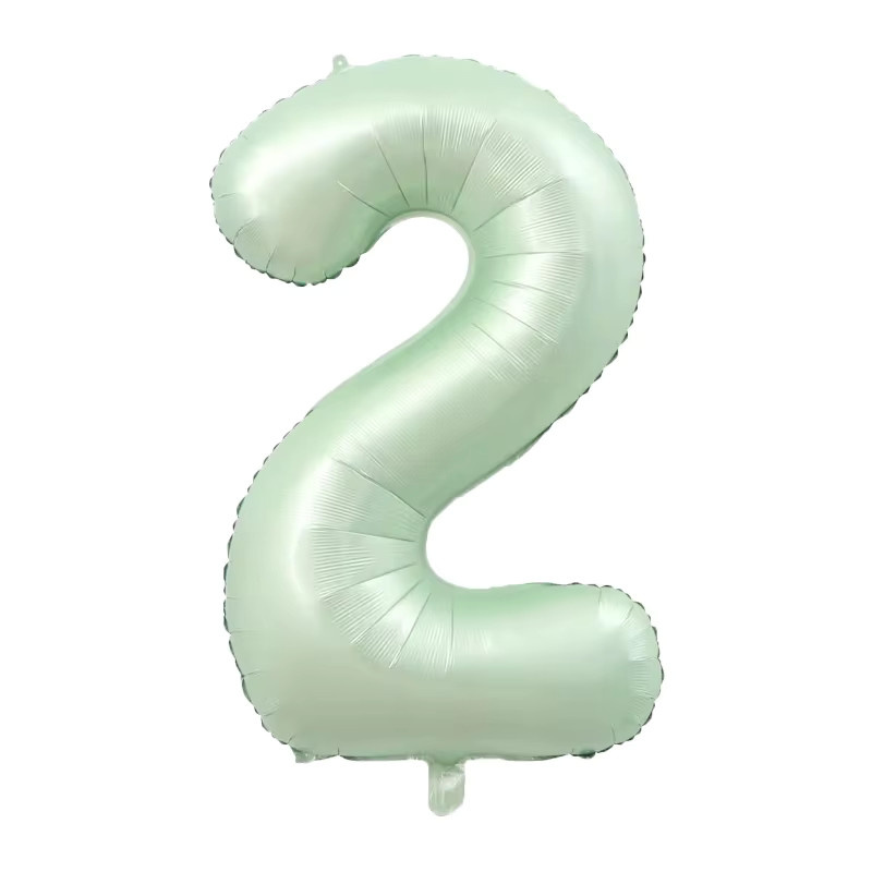 KUKUZHU Riesige Folienballons in Form von Zahlen, 101,6 cm, Olivgrün, Heliumtauglich für Geburtstag und Babyparty - Bild 3