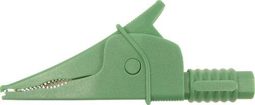 Cliff Croc Clip Sicherheits-Abgreifklemme Steckanschluss 4mm CAT III 1000V Grün - Bild 1