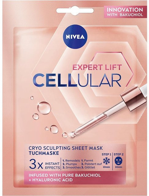NIVEA Cellular Expert Lift Tuchmaske, Bakuchiol, Hyaluronsäure - Bild 1