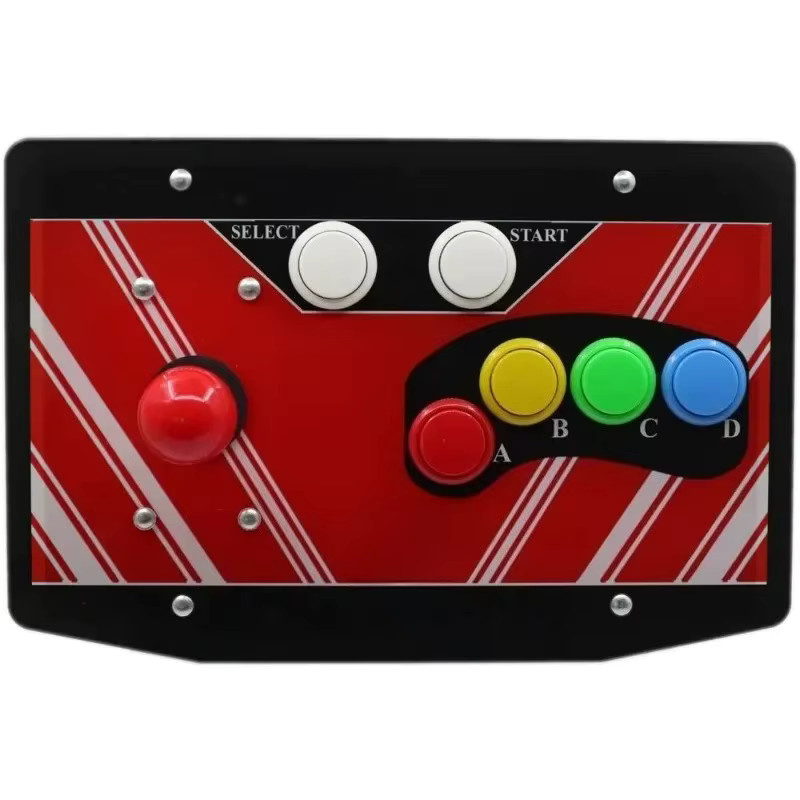 FightBox Arcade FightStick RAC-J200S-NM Spielcontroller mit 6 digitalen Feuerknöpfen und Acryl-Panel für NEOGEO Mini Konsole, Multicolour - Bild 3
