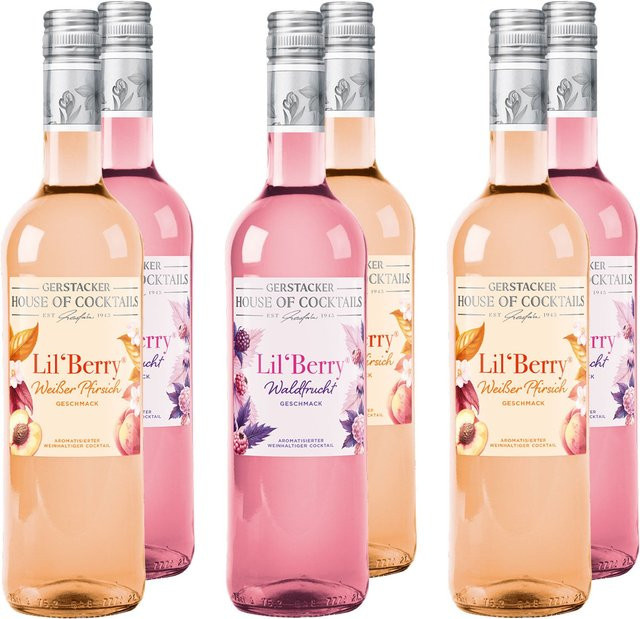 Gerstacker Lil' Berry Waldfrucht & Weißer Pfirsich 6 x 0,75 l - Bild 1