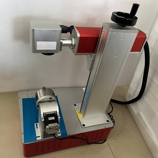 LYBGACNC Mini-Glasfaser-Laser Markierungsmaschine für Holz, Leder, Metall und Glas mit Raycus oder JPT Optionen (20W, 30W, 50W, 100W) - Bild 1