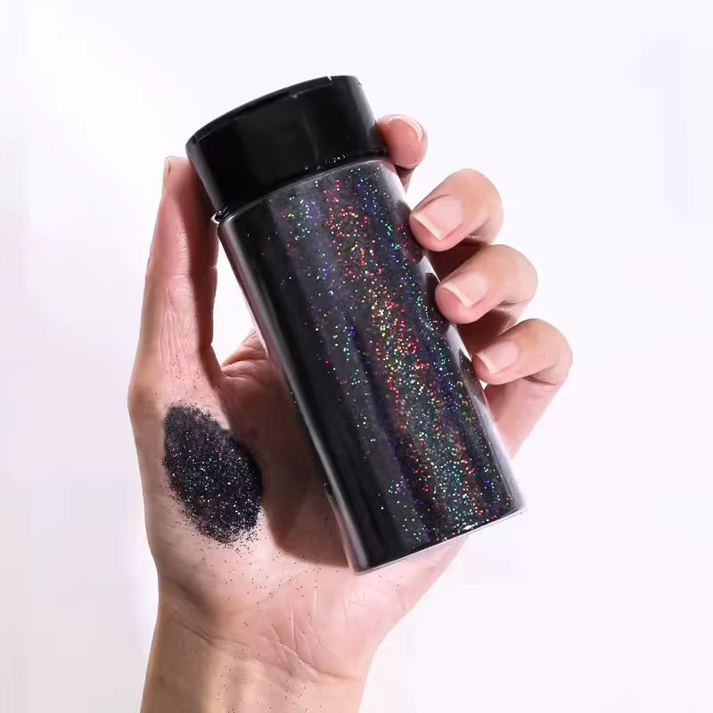 SAUA Glitzerpulver, Schwarz, Glänzend, Unisex - Bild 4