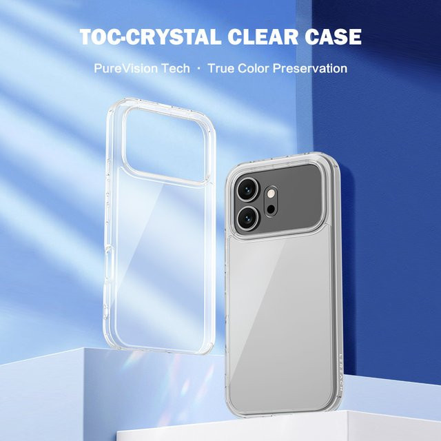 Lereach Handyhülle für Honor 600 Pro und Honor 600 Lite, transparent, ultra dünn, stoßfest und kratzfest - Bild 1