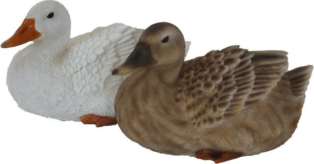 Deko-Figur Ente von Sunny Garden aus Polyresin, Höhe: 19 cm - Bild 1