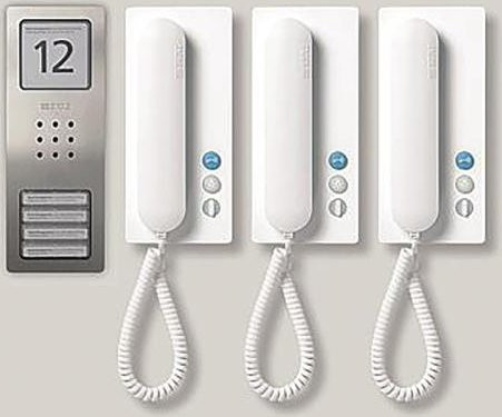 Siedle Audio-Intercom Set CA 812-3 E/W in Edelstahl und Weiß - Bild 1