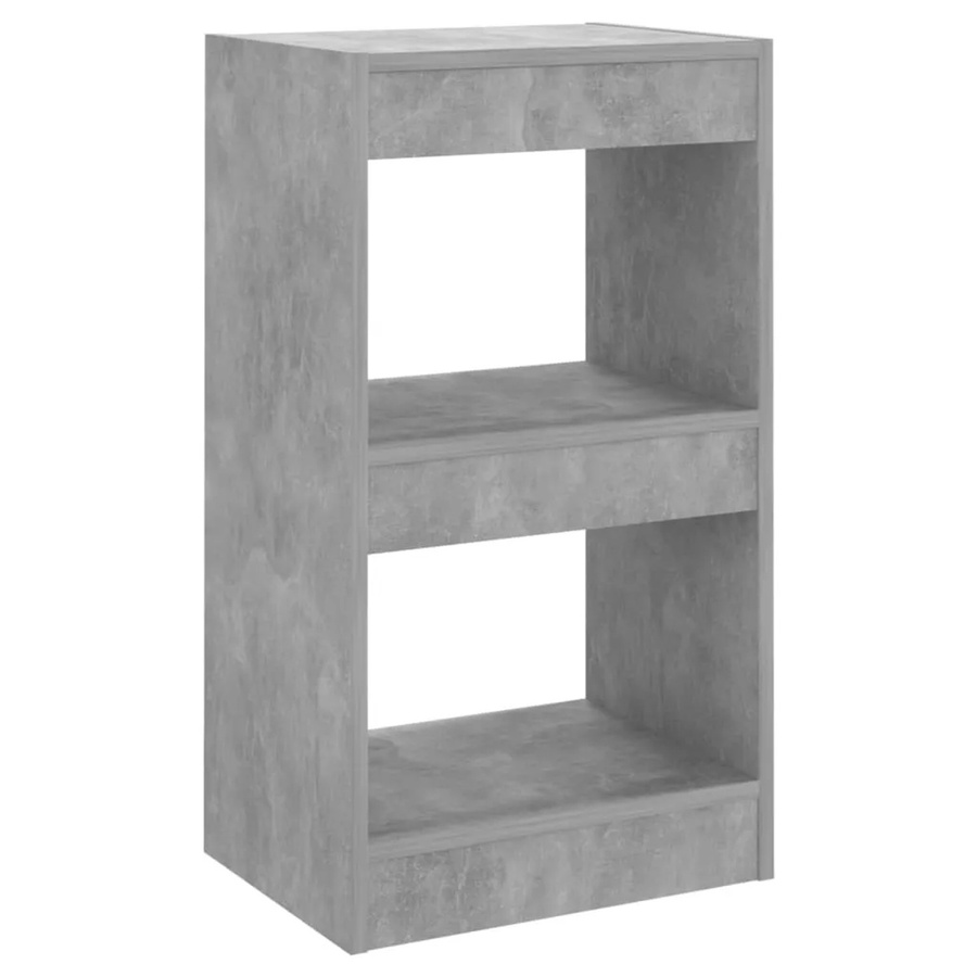 vidaXL Bücherregal und Raumteiler in Betongrau, B/T/H: 40 x 30 x 72 cm - Bild 2