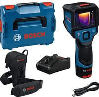 Bosch Professional Akku-Wärmebildkamera GTC 12V-450-13 Thermodetektor in Blau/Schwarz mit 1 x Akku GBA 12V 2.0Ah in L-BOXX - Bild 1