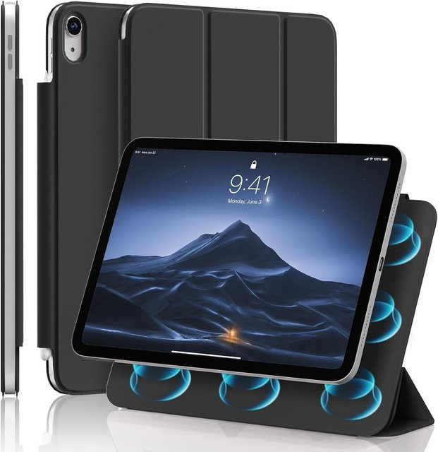 ZOYU Magnetische iPad Hülle Ultra-Schlank und Leicht für iPad Pro, Air und Mini in Schwarz - Bild 1