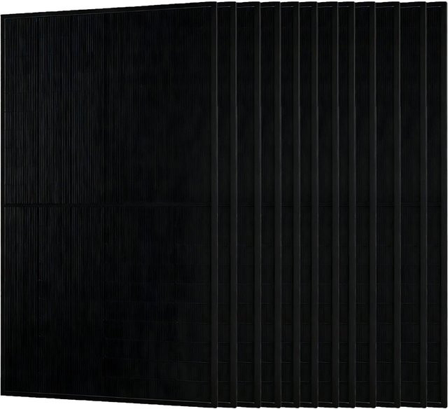 JA Solar 500W Bifazial Glas-Glas Monokristallines Solarmodul Full Black JAM60D41 LB 12er Set - Bild 1