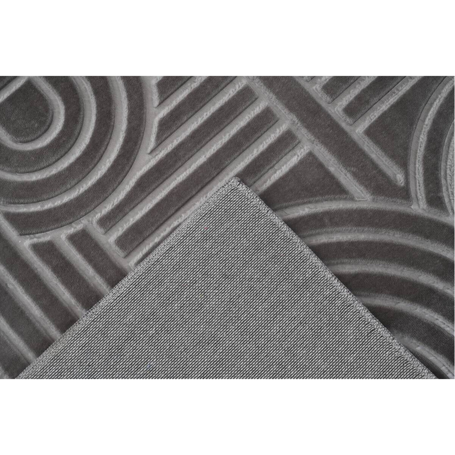 Kayoom Teppich Calma in Anthrazit mit Linienmuster, modern und pflegeleicht, B: 80 cm, L: 150 cm - Bild 2