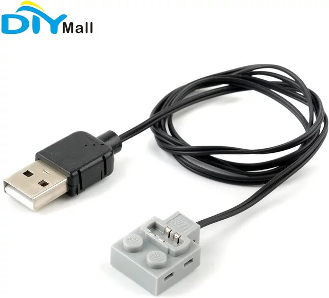 DIYmall USB-C Stromversorgungskabel 5-9V, 1m, Schwarz, kompatibel mit 9686 8883 Dual-Modus - Bild 1