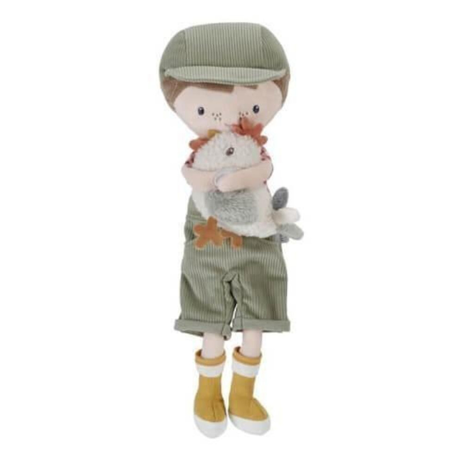 Little Dutch Kuschelpuppe Farmer Jim mit Huhn, ab 1 Jahr - Bild 1