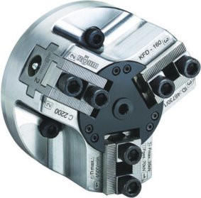 RÖHM Kraftspannfutter KFD-160/3 1/16 ZA140 in Silber - Bild 1